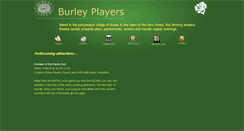 Desktop Screenshot of burleyplayers.com
